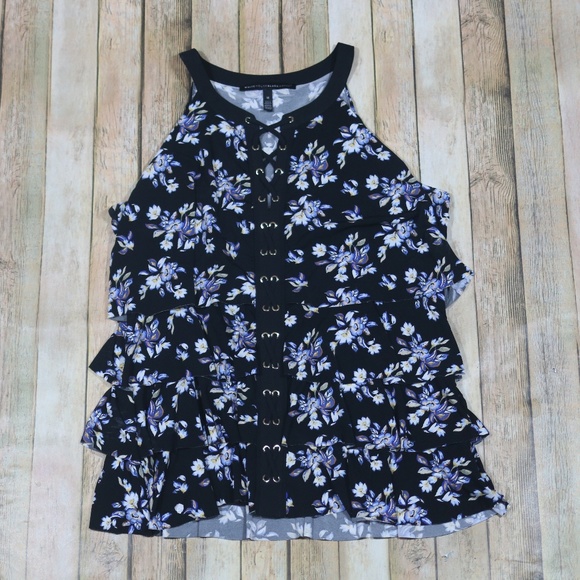 White House Black Market Tops - White House Black Market Sleeveless Tiered Blouse